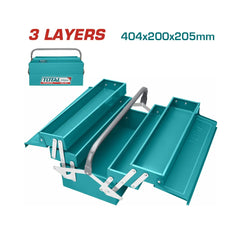 Total Tools Steel 3 Layers Tool Box 404x200x205mm THT10702 - Slide 2