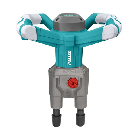Total Tools Twin Paddle Mixer 1800W Hex13 Mixing Pad Thread TD616006