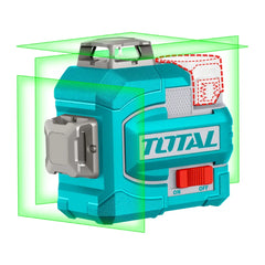 Total Tools Cordless 3D Laser Level 16V 0~35m Range TLL301201 - Slide 1