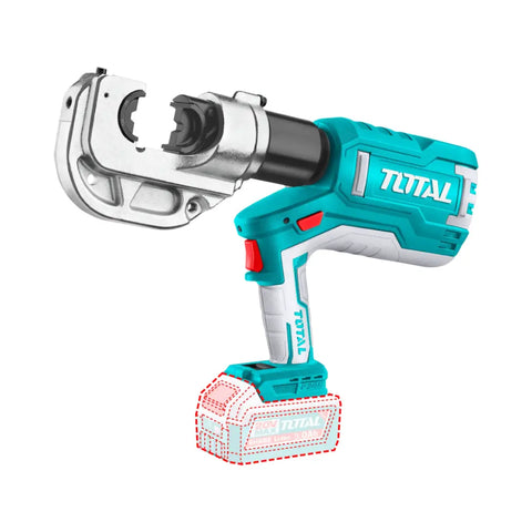 Total Tools Cordless Hydraulic Crimping Tool 20V 16-400mm² Range TCTLI2005