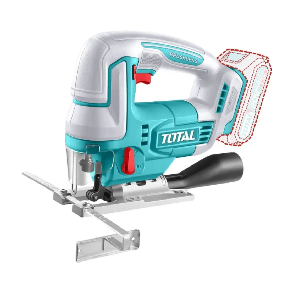 Total Tools Cordless Jig Saw 20V 3000rpm Speed TJSLI1008