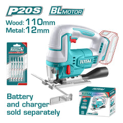 Total Tools Cordless Jig Saw 20V 3000rpm Speed TJSLI1008 - Slide 2