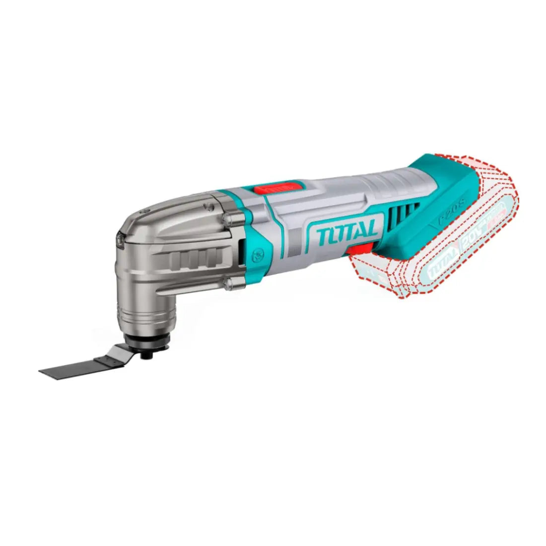 Total Tools Cordless Multi-tool 20V 5000-20000rpm Speed TMLI20228