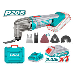 Total Tools Cordless Multi-tool 20V 5000-20000rpm Speed TMLI20228 - Slide 2