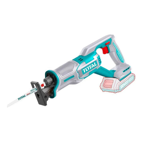 Total Tools Cordless Reciprocating Saw 20V 0-2800rpm No-load Speed TRSLI2108