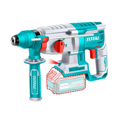 Total Tools Cordless Rotary Hammer 20V 2.5J Impact Energy TRHLI202287