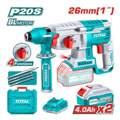 Total Tools Cordless Rotary Hammer 20V 2.5J Impact Energy TRHLI202287 - Slide 2