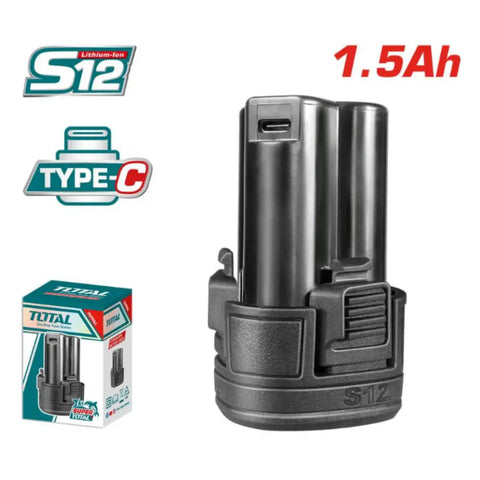 Total Tools Lithium-Ion Battery Pack 12V 1.5Ah TBLI12153