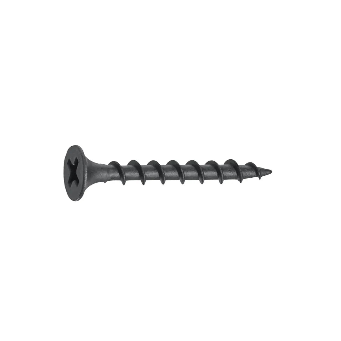 Tuffix Drywall Coarse Thread Screw Phillips Bugle Head Black Phosphated 1 Box
