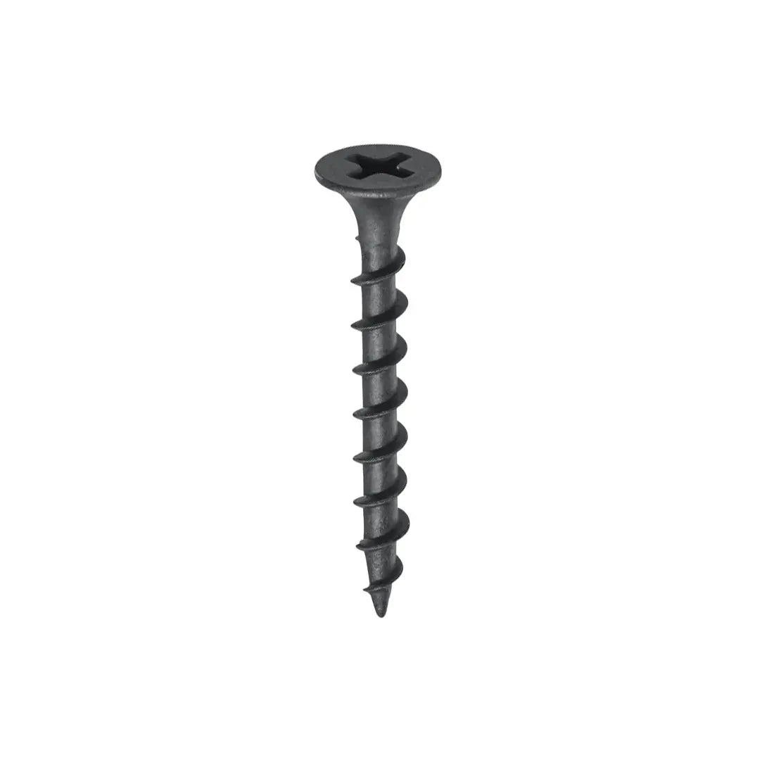 Tuffix Drywall Coarse Thread Screw Phillips Bugle Head Black Phosphated 1 Box