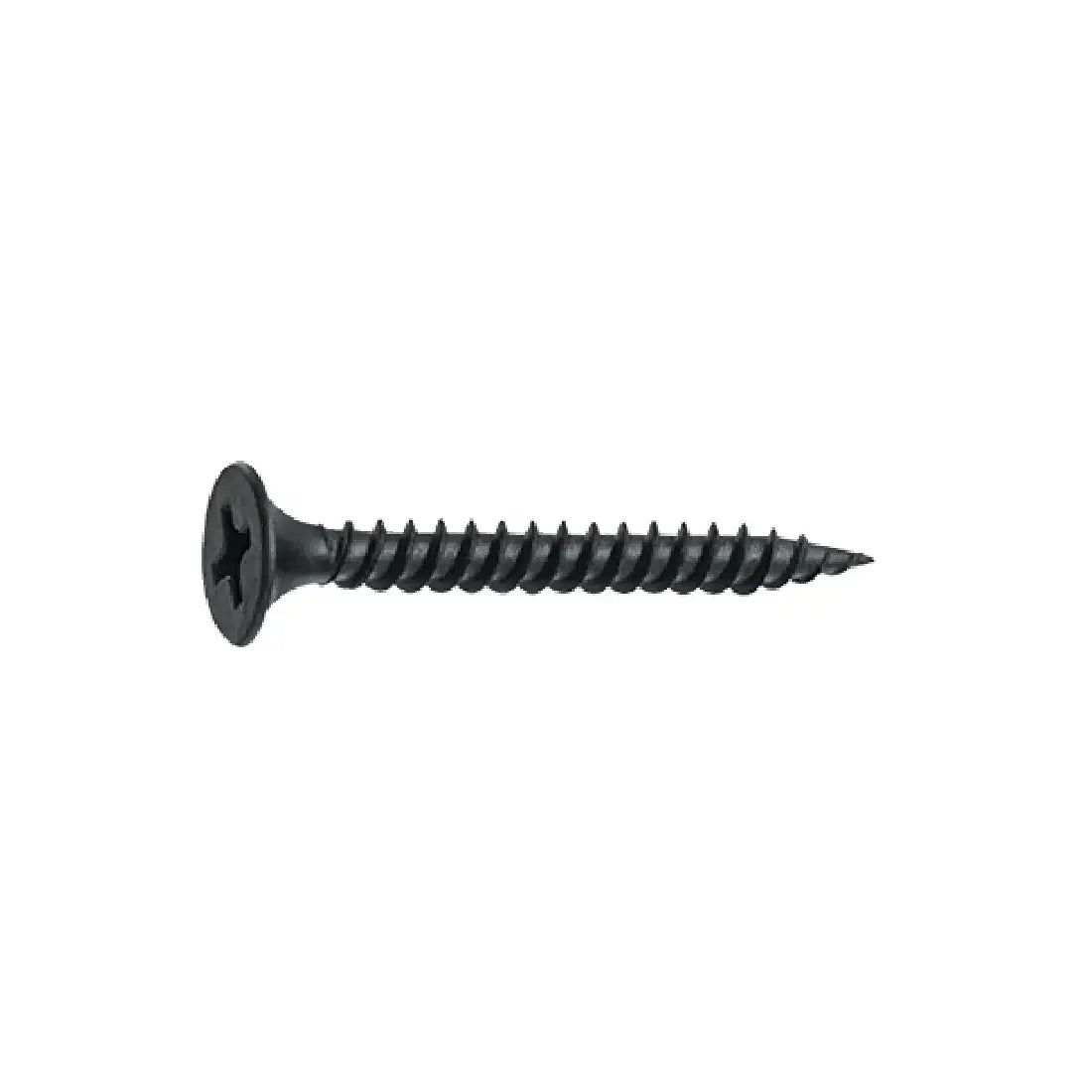 Tuffix Drywall Fine Thread Screw Phillips Bugle Head Black Phosphated 1 Box