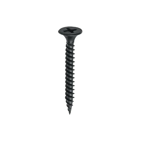 Tuffix Drywall Fine Thread Screw Phillips Bugle Head Black Phosphated 1 Box