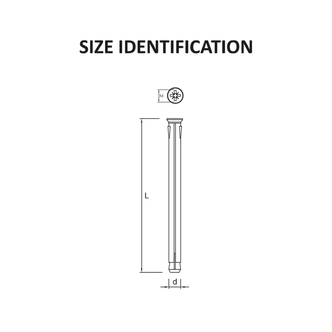 Tuffix Zinc Plated Screw with Wall Plug 6x40mm FF06L40 100pcs Box