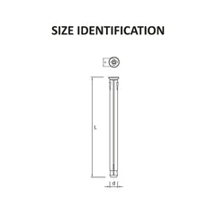 Tuffix Zinc Plated Screw with Wall Plug 6x40mm FF06L40 100pcs Box - Slide 2
