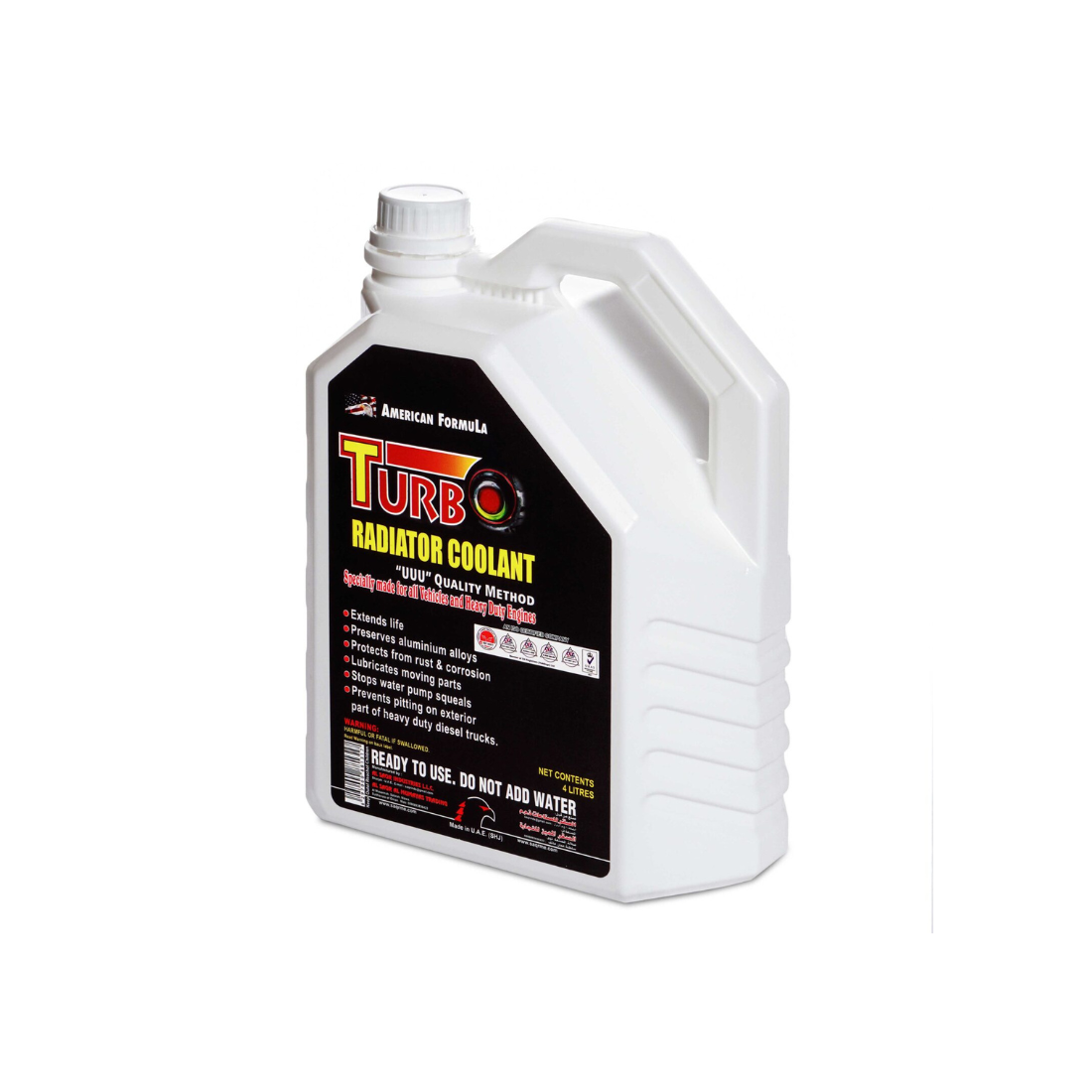Turbo Radiator Coolant, Red - 4 Ltr