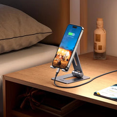 UGREEN Foldable Mobile Phone Holder for Desk Aluminum 15608 - Grey - Slide 4