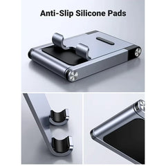 UGREEN Phone Stand Premium Metal Height Adjustable and Foldable Phone Holder for Desk LP263 - Grey - Slide 9