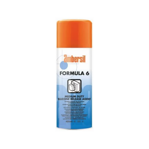Ambersil Formula 6 Medium Duty Silicone Release Agent 400ml Aerosol