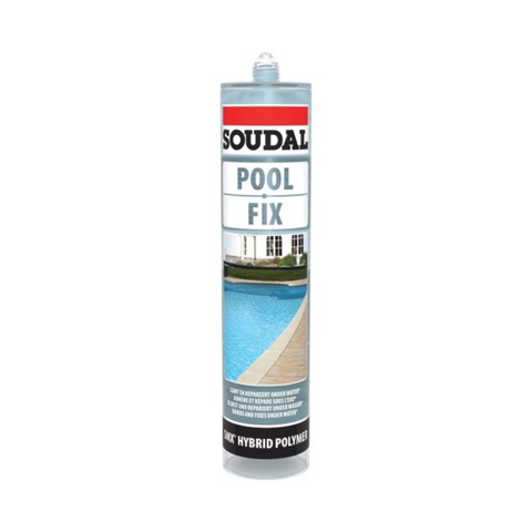 Soudal Pool Fix Hybrid Polymer Sealant Adhesive Under Water Glue 290ml