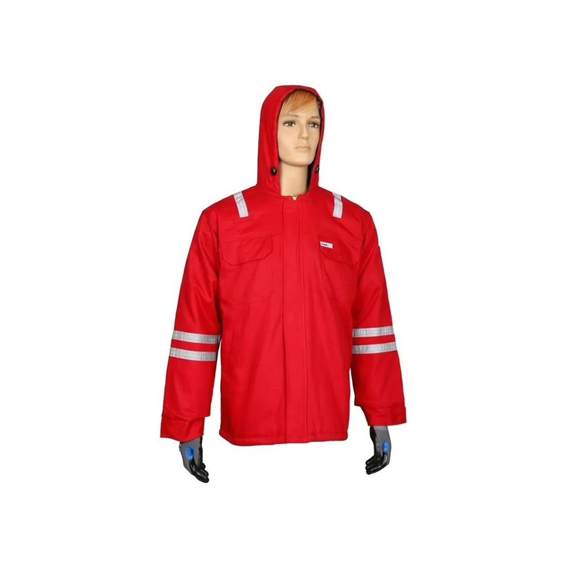 Vaultex ATL 100% Cotton Winter Jacket - 240 GSM, Red
