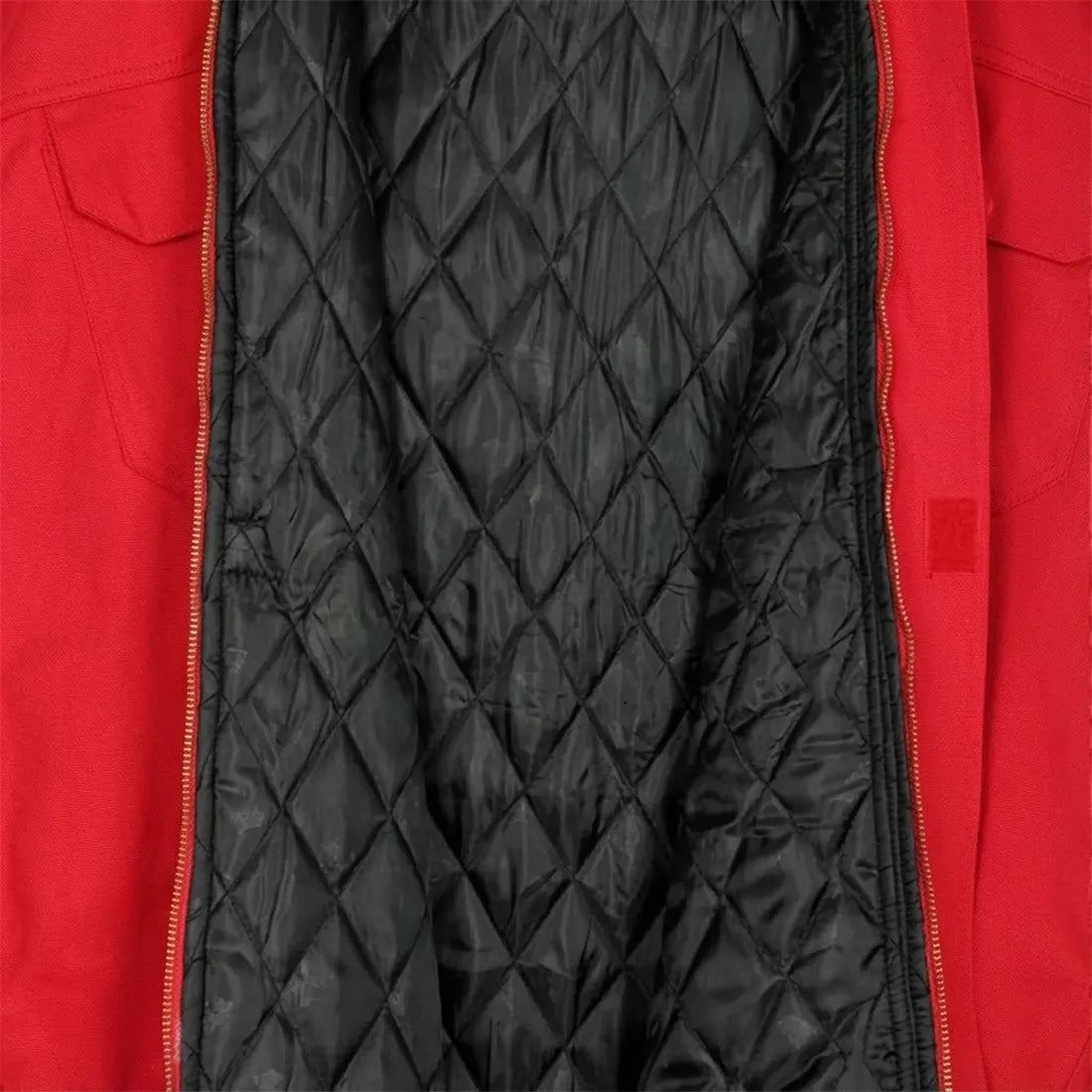 Vaultex ATL 100% Cotton Winter Jacket - 240 GSM, Red