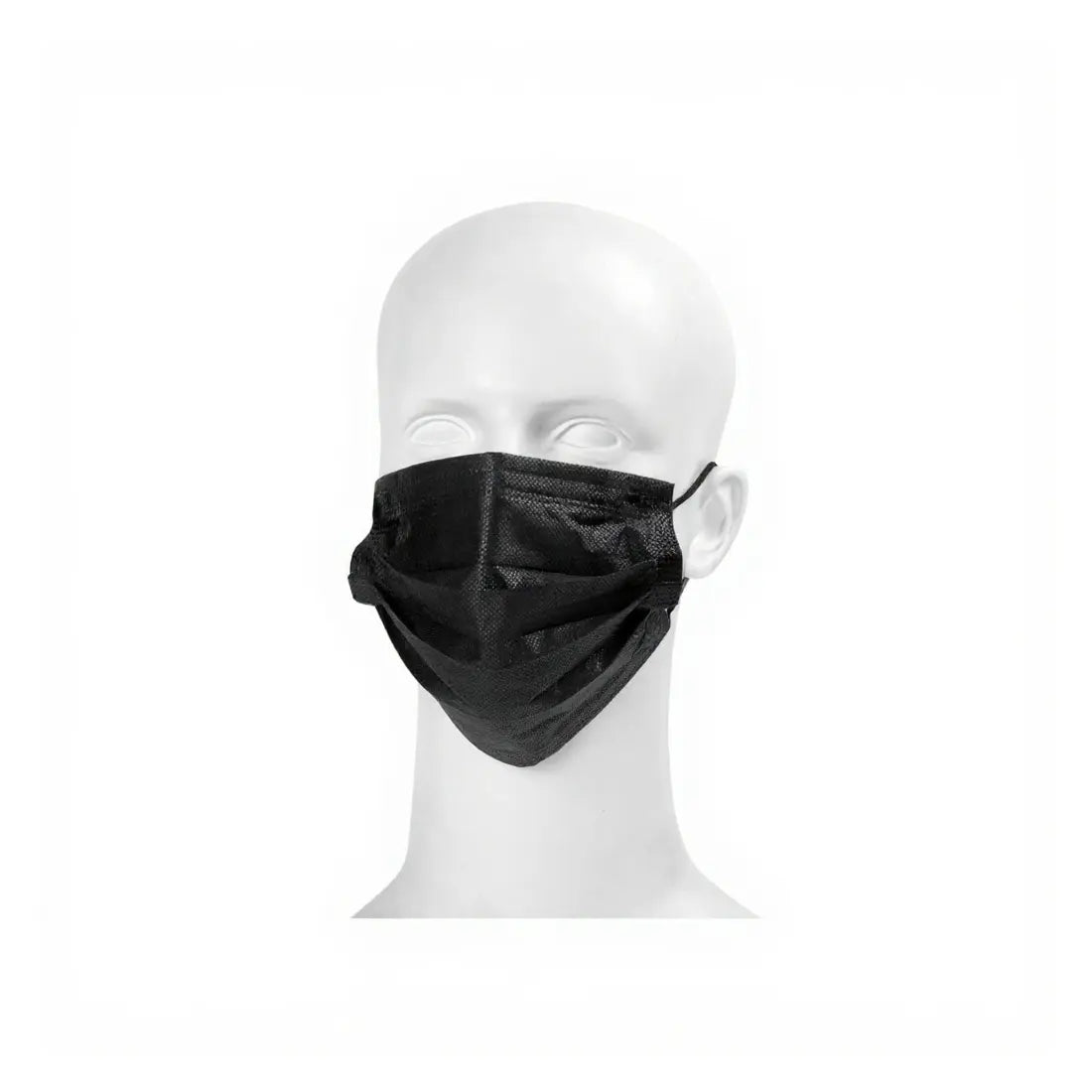Vaultex BCM 3 Ply Disposable Non-Medical Mask, 50 pcs - Black