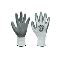 Vaultex BKP Nitrile Coated Gloves, 12 pcs - Grey - Slide 1