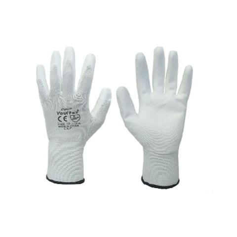 Vaultex CKP PU Coated Gloves - White