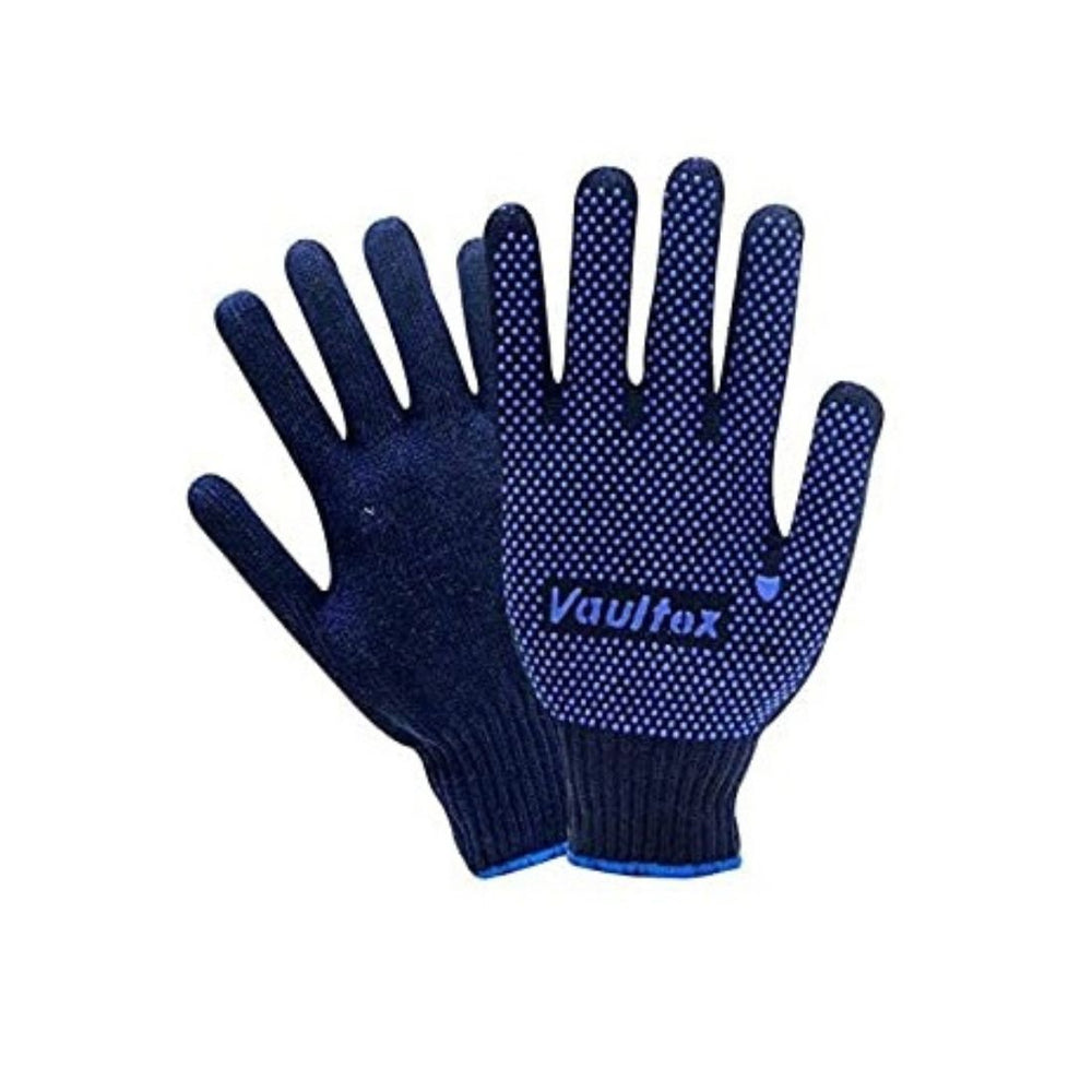 Vaultex CRD Single Side Dotted Gloves 12 pcs Blue