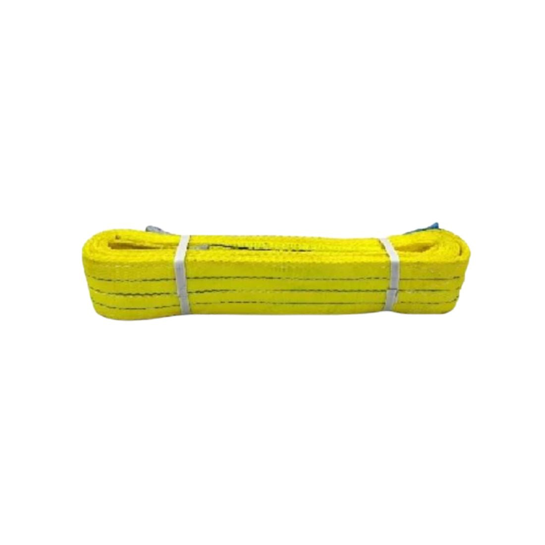 Vaultex EBD 2 Ply Polyester Webbing Sling - 5:1, Yellow