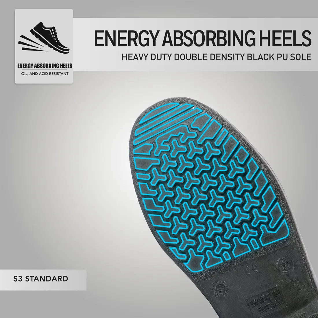 Vaultex EPK S3 Low Ankle Leather Safety Shoes - Black