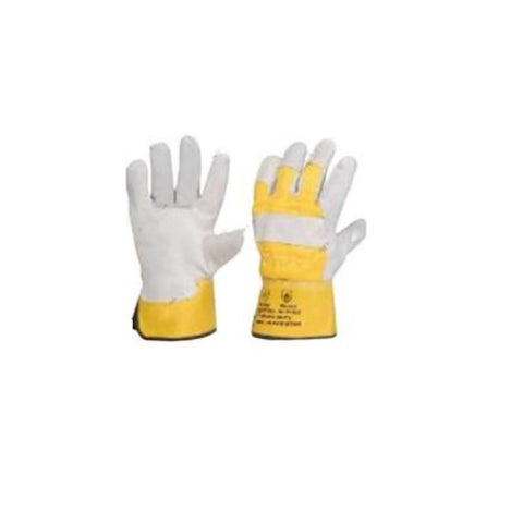 Vaultex FPK Single Palm Leather Gloves - Yellow