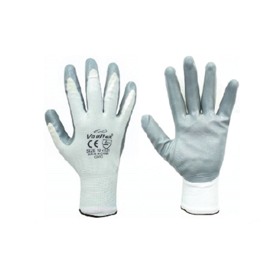 Vaultex GNG Nitrile Coated Gloves - Grey