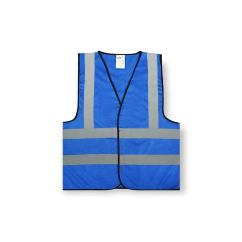 Vaultex HJD Reflective Fabric Vest - 116 GSM, Blue