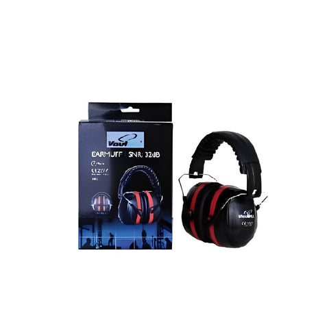 Vaultex HKL Foldable Ear Muff - Black