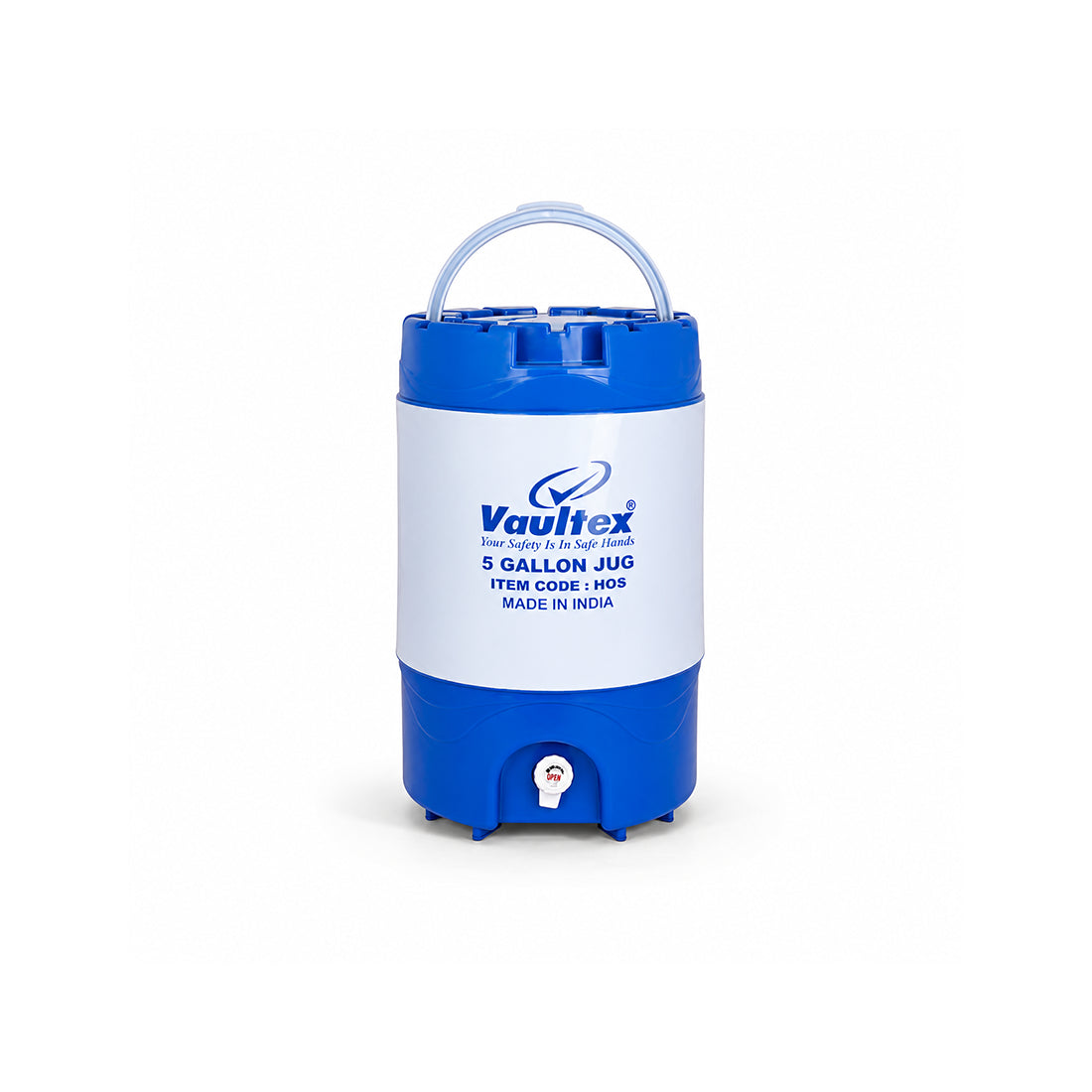 Vaultex HOS Camper Water Jug 5 Gallon - Blue