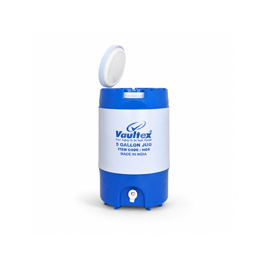 Vaultex HOS Camper Water Jug 5 Gallon - Blue