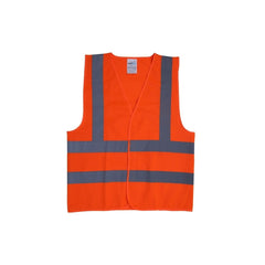 Vaultex HTM Reflective Fabric Vest - 116 GSM, Orange - Slide 1