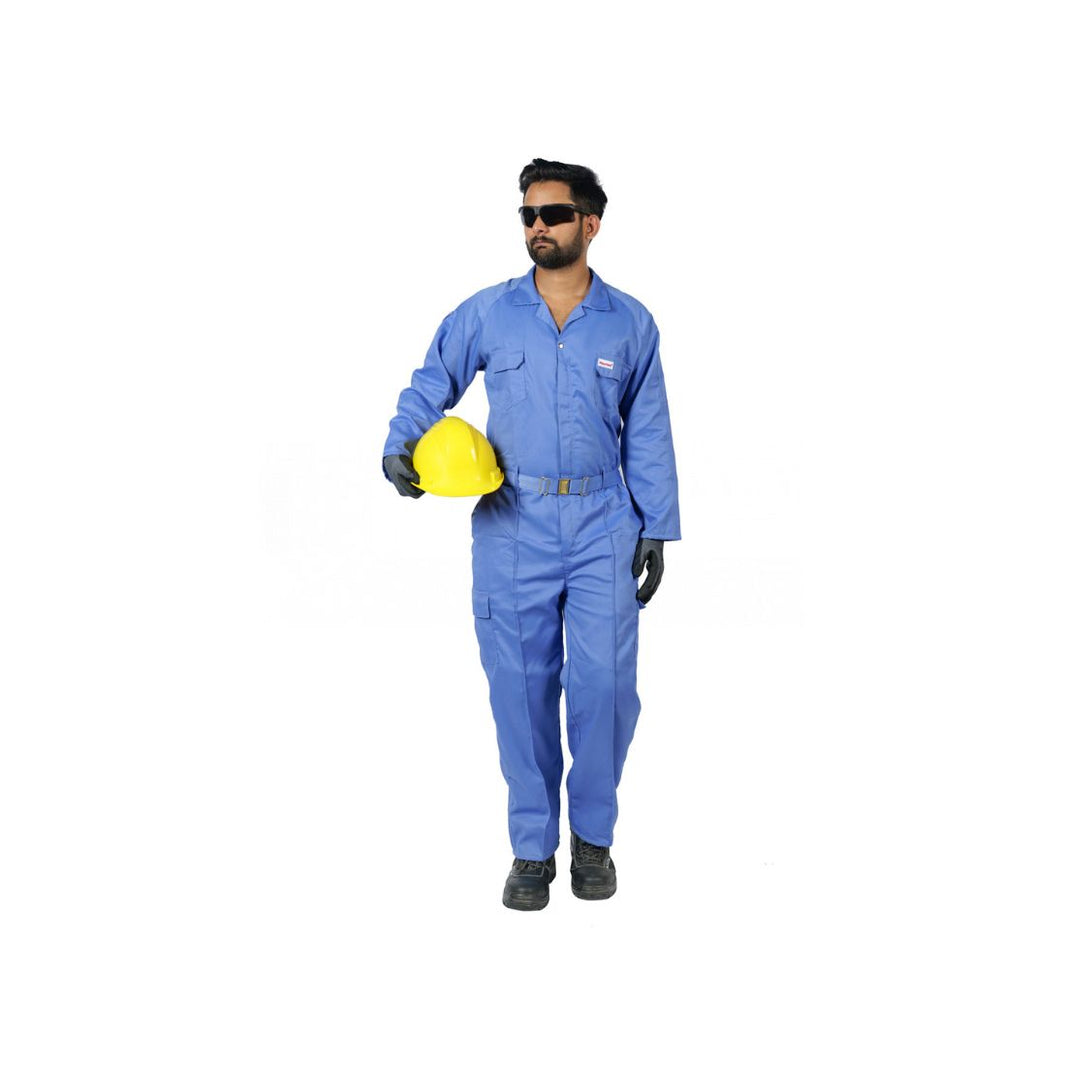 Vaultex ISI 100% Smooth Cotton Coverall - Petrol Blue