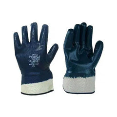 Vaultex JKL Nitrile Gloves With Cuff - Blue - Slide 1