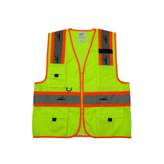 Vaultex JMA Executive Fabric Vest - 186 GSM, Yellow - Slide 1
