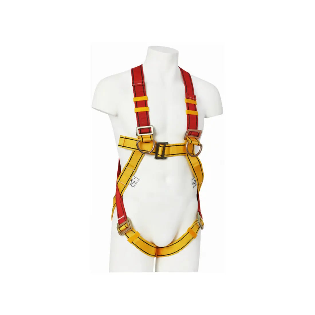 Vaultex JRM Full Body Harness - Red & Yellow