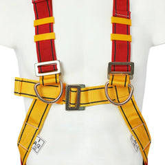 Vaultex JRM Full Body Harness - Red & Yellow - Slide 9