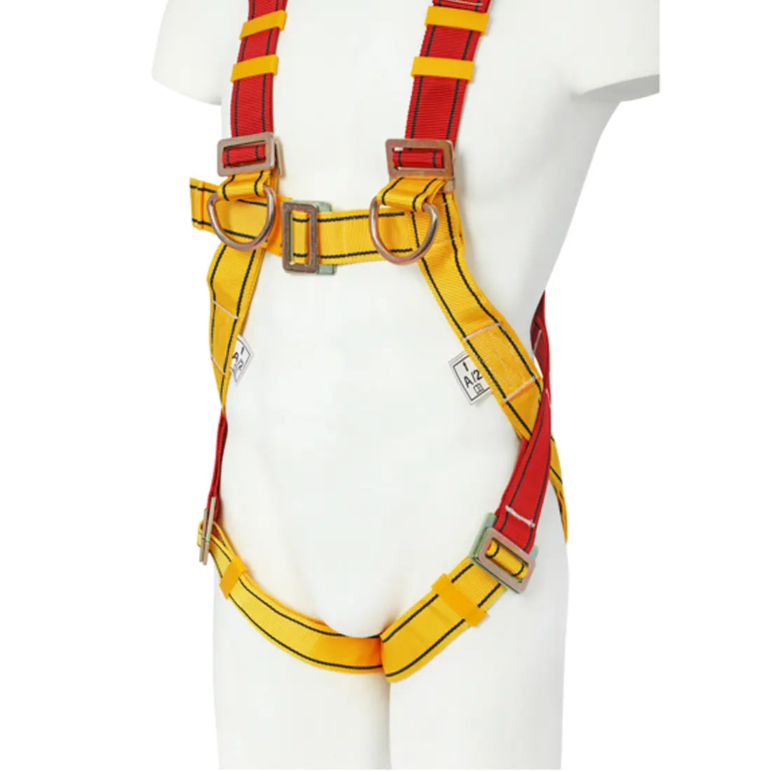 Vaultex JRM Full Body Harness - Red & Yellow