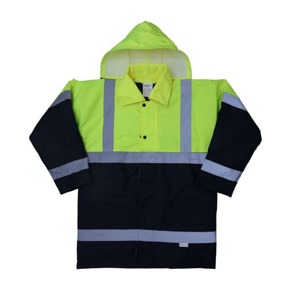 Vaultex KIP Reflective Winter Jacket - Yellow & Navy