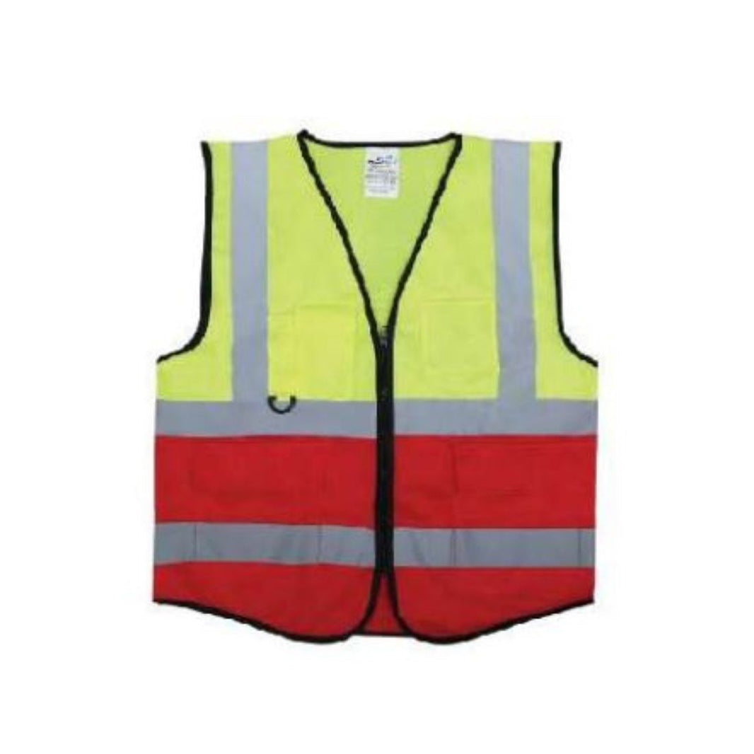 Vaultex KTI Executive Fabric Vest - Yellow & Red