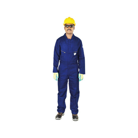 Vaultex LBFRN 100% Cotton Fire Retardant Coverall - Navy Blue