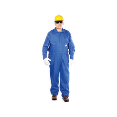 Vaultex LBFRR 100% Cotton Fire Retardant Coverall - Royal Blue - Slide 1