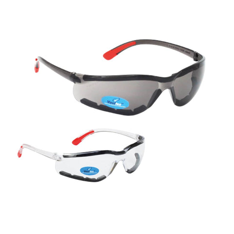 Vaultex M091 Anti-Scratch Safety Spectacles - Clear/Dark