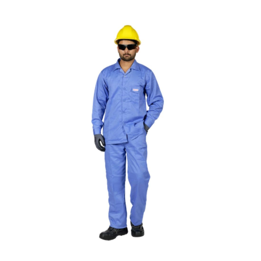 Vaultex MIN 100% Cotton Pant & Shirt - Petrol Blue